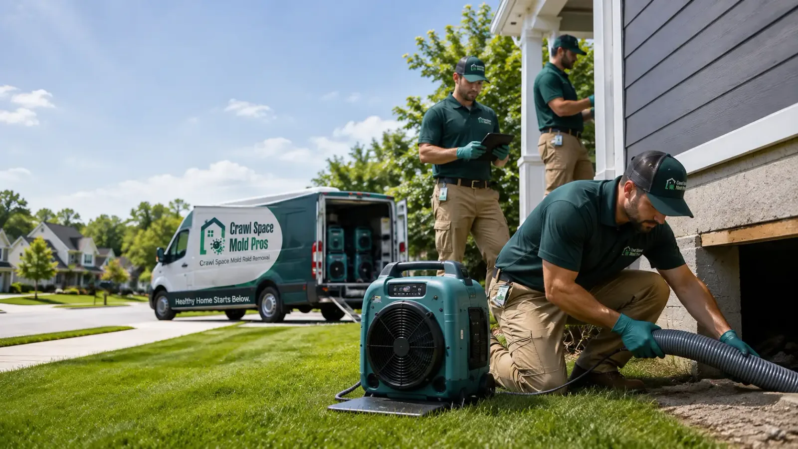 Crawl Space Mold Removal in Ridgecrest, CA